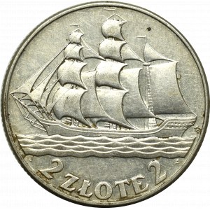 II Republic of Poland, 2 zloty 1936 Ship