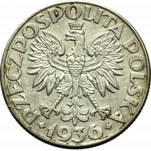 II Rzeczpospolita, 2 zloté 1936 Plachetnica