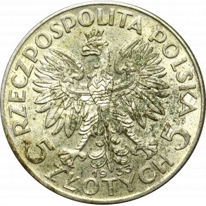 Druhá poľská republika, 5 zlotých 1933 Hlava ženy