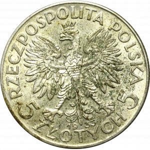 Druhá polská republika, 5 zlotých 1933 Hlava ženy