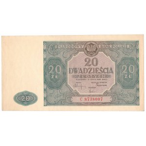 People's Republic of Poland, 20 gold 1946 C