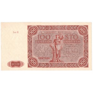 PRL, 100 złotych 1947 G