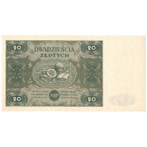 People's Republic of Poland, 20 zloty 1947 C