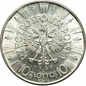 II Republic of Poland, 10 zloty 1938 Pilsudski