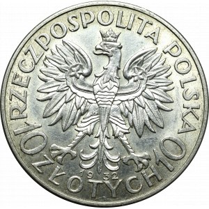 Druhá polská republika, 10 zlotých 1932 BZM, Londýn