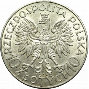 Druhá polská republika, 10 zlotých 1932 BZM, Londýn