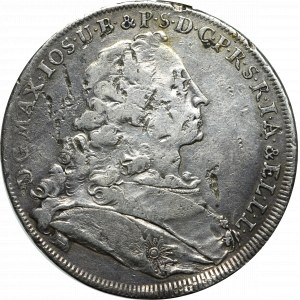 Nemecko, Bavorsko, Maximilian Joseph, Thaler 1754