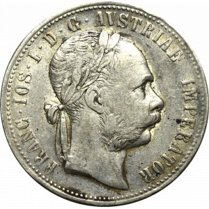 Austria-Hungary, Franz Joseph, 1 florin 1876, Vienna