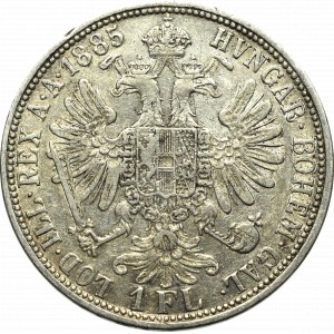 Austria, Franz Joseph, 1 florin 1887