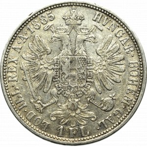 Rakúsko-Uhorsko, František Jozef, 1 florén 1885