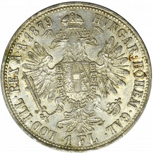 Austria, Franz Joseph, 1 florin 1879