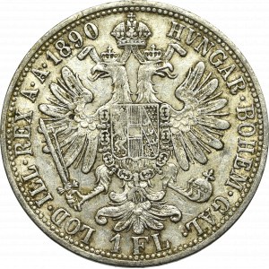 Österreich-Ungarn, Franz Joseph, 1 Gulden 1890