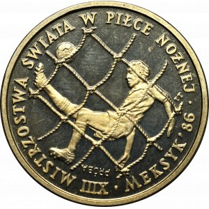 Poľská ľudová republika, 200 zlatých 1985 Mexiko '86 - vzorka CuNi