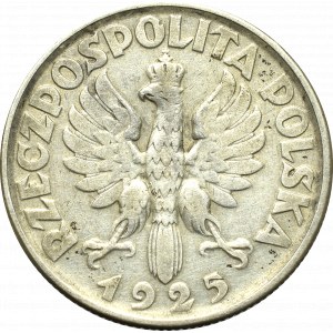 Druhá poľská republika, 2 zloté 1925 (bez bodky), Philadelphia Žena a uši