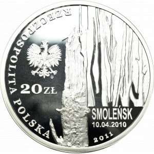 III RP, 20 złotych 2011 Smoleńsk