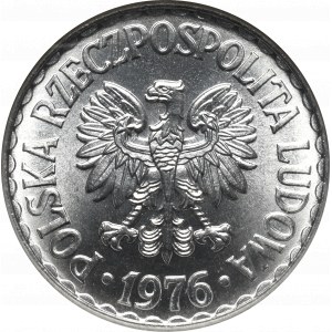 PRL, 1 zl. 1976 - NGC MS66