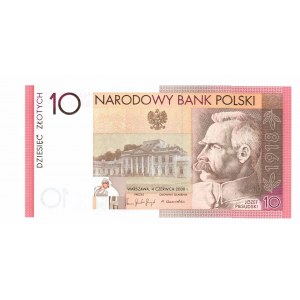 The Third Republic, PLN 10, 2008 - 90th Anniversary of the Restoration of Independence.