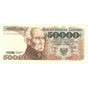PRL, 50,000 zl 1989 C