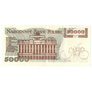 Polská lidová republika, 50 000 zlotých 1989 C
