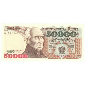 PRL, 50,000 zl 1993 N