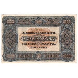 Maďarsko, 1000 korún 1920 B