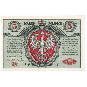 II Republic of Poland, 5 marks 1916 Generał