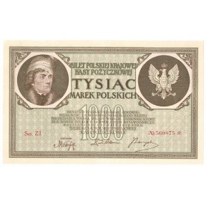 II RP, 1000 polských marek 1919 ZI