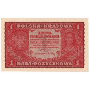 II RP, 1 polská značka 1919 I SERIES DL