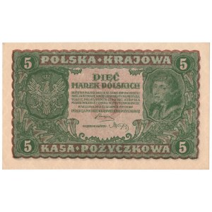 II RP, 5 Polish marks 1919 II SERJA EB