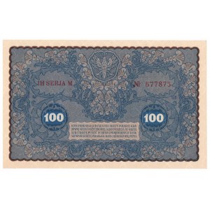 II RP, 100 marek polskich 1919 IH SERJA M
