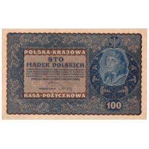 II RP, 100 marek polskich 1919 IJ SERJA Y