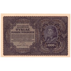 II RP, 1000 marek polskich 1919 II SERJA N