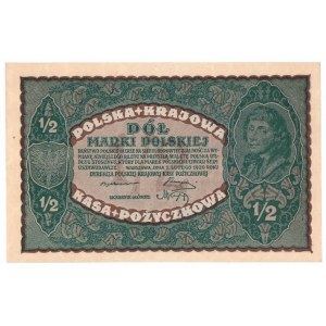 II RP, 1/2 polské značky 1920
