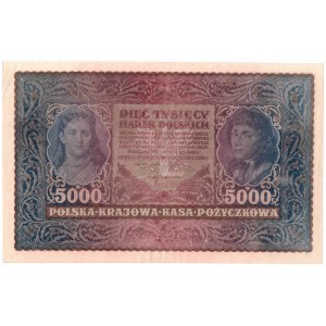 II RP, 5000 Polish marks 1920 II Serja Y