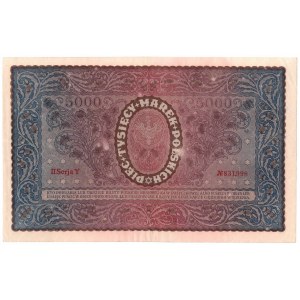 II RP, 5000 Polish marks 1920 II Serja Y