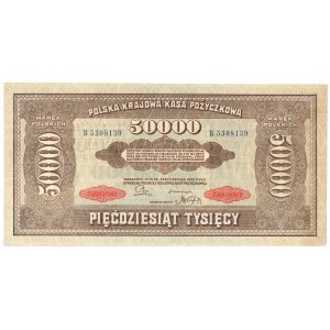 II RP, 50 000 polských marek 1923 B