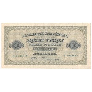 II RP, 500,000 Polish marks 1923 B