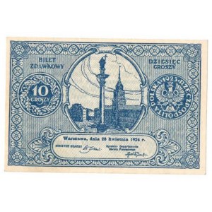 Second Republic, 10 pennies 1924