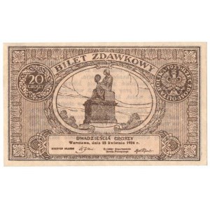 Second Republic, 20 pennies 1924