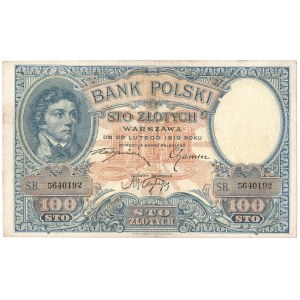 II RP, 100 zlatých 1919 S.B.