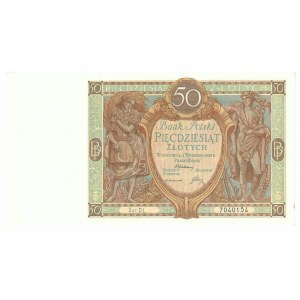 Second Republic, 50 zloty 1929 DL