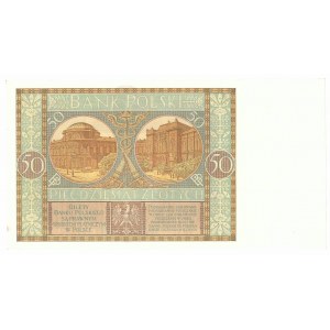 Second Republic, 50 zloty 1929 DL