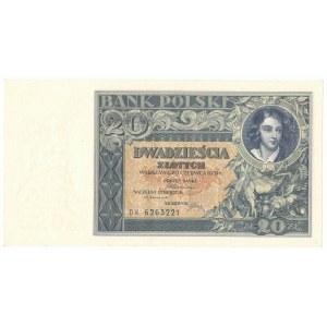 II RP, 20 zl. 1931 DK