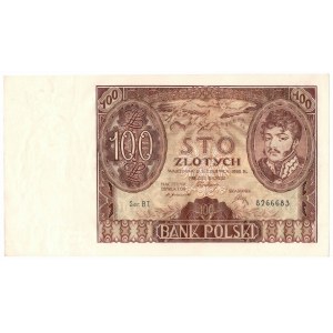 II RP, 100 złotych 1932 +X+ w znaku wodnym BT