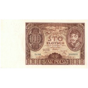 II RP, 100 złotych 1934 +X+ w znaku wodnym BM