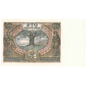 II RP, 100 zloty 1934 +X+ in BM watermark