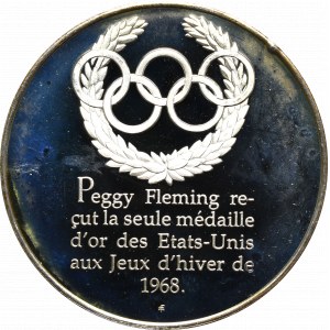 Francja, Medal z serii Igrzysk Olimpijskich - Grenoble 1968