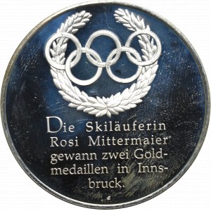 France, Olympic Games series medal - Innsbruck 1976