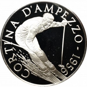 France, Olympic Games series medal - Cortina D'Ampezzo 1956