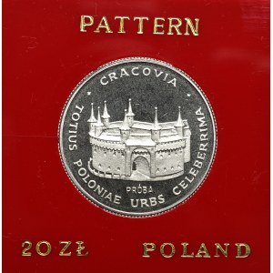 Polská lidová republika, 20 zlotých 1981 Krakov - vzorek CuNi